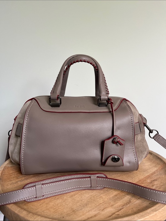 Coach Handbags - NWT Coach 1941 Ace Satchel Bag 75th Anniversary Gray Whipstitch Limited Edition
